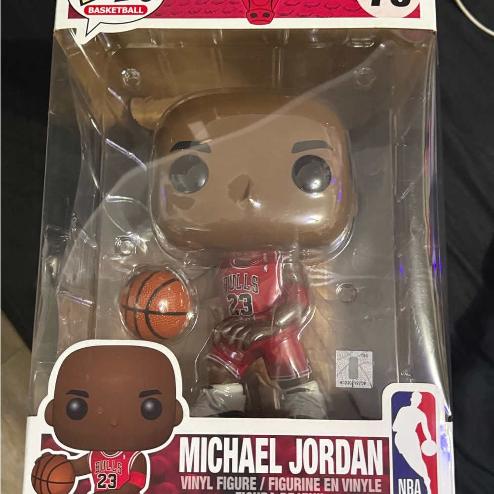 Funko Pop! Michael Jordan Vinyl Figure - Red and Brown